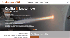 Desktop Screenshot of interweld.sk